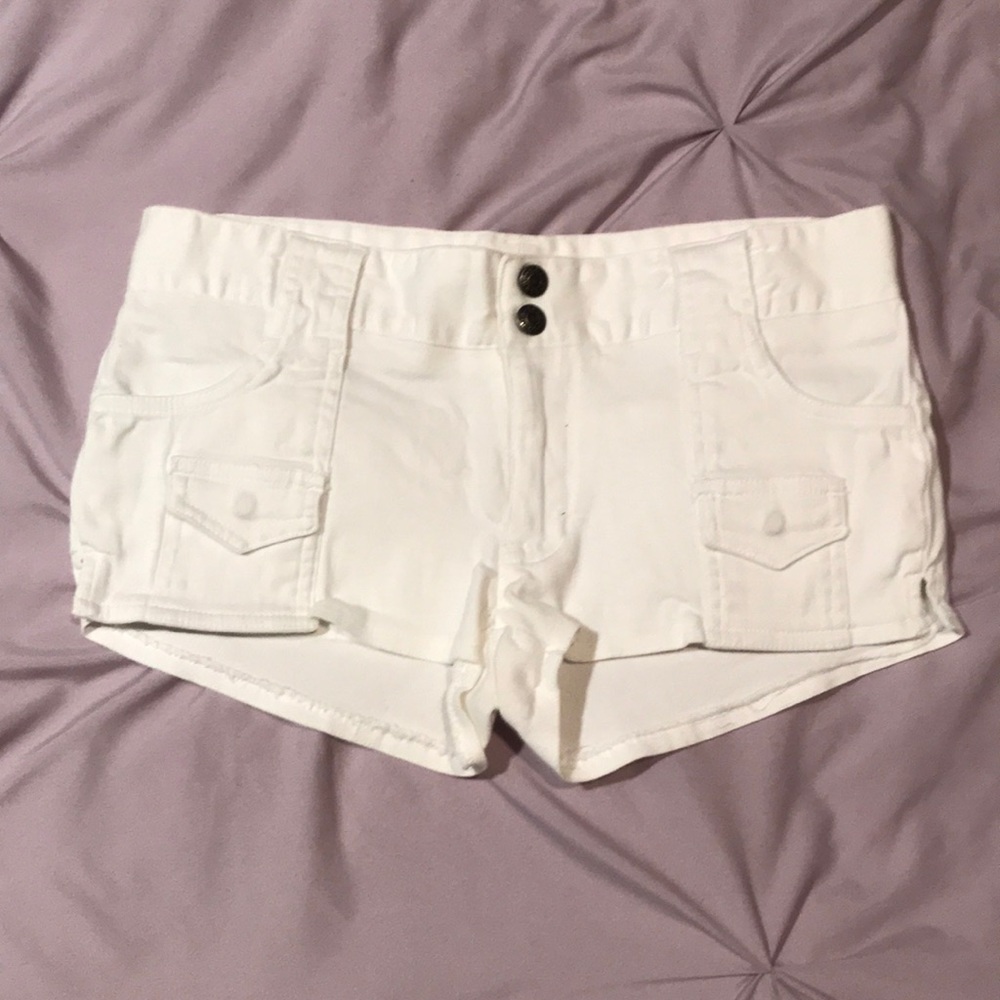 Guess white shorts